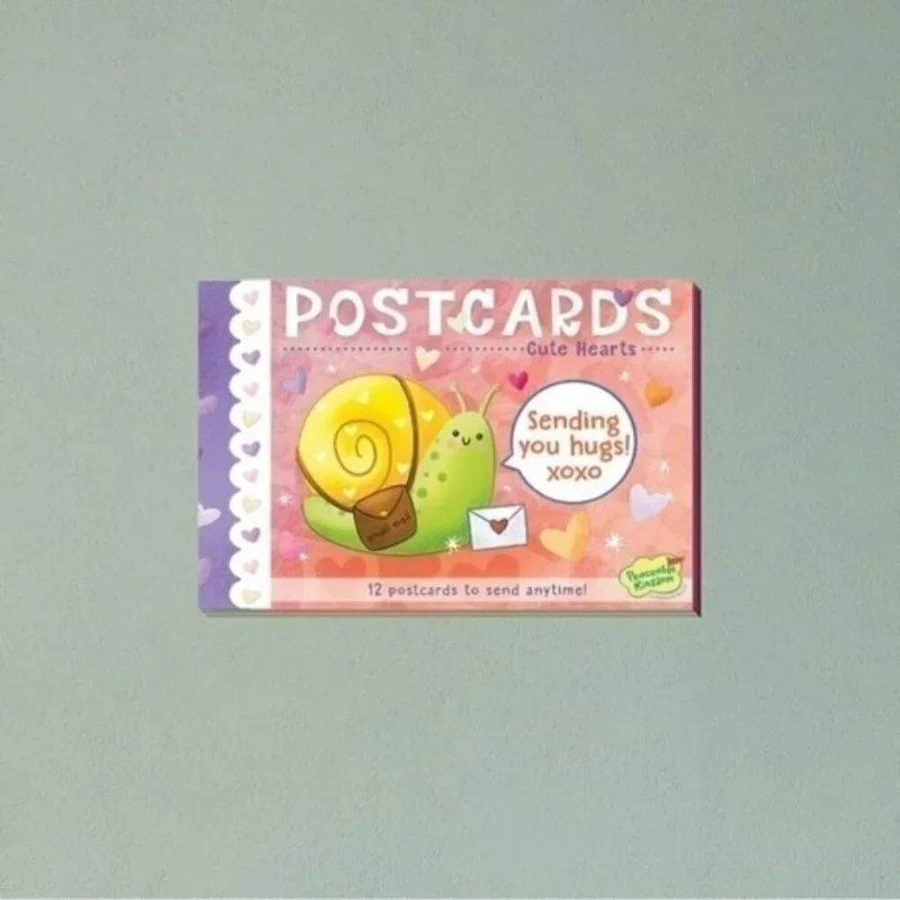 Cute Hearts Postcards 12 Pack